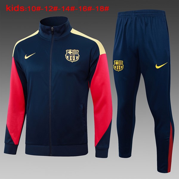 Niños Chandal Barcelona 2024/25 Azul Amarillo 3